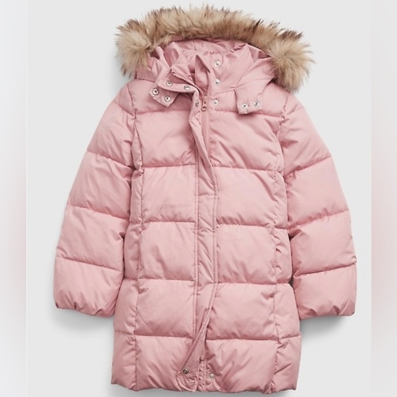 Gap Toddler Kids ColdControl Ultra Max Duffle Pink size 4 - Picture 1 of 10